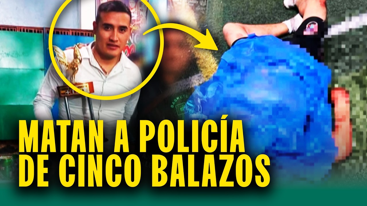 Policía asesinado de 5 balazos por presunta venganza mientras jugaba fulbito