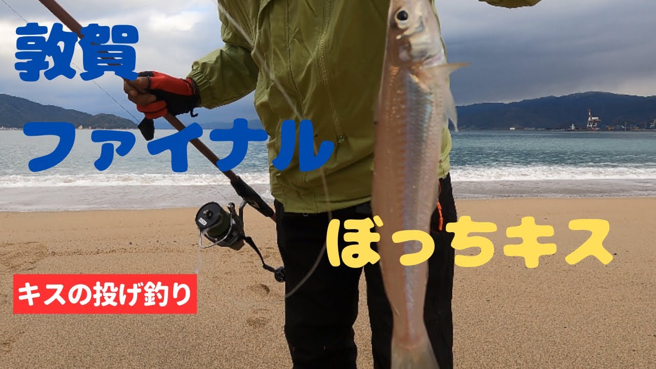 2024/12/17 気比の松原　キスの投げ釣り