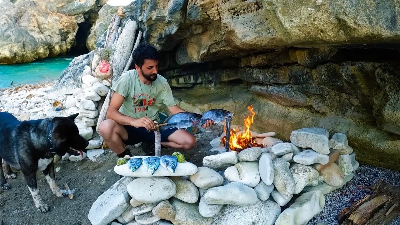 3 ДНЯ на выживание в одиночку (БЕЗ ЕДЫ, БЕЗ ВОДЫ) Поймай и приготовь, РЫБАЛКА - Bushcraft Camping