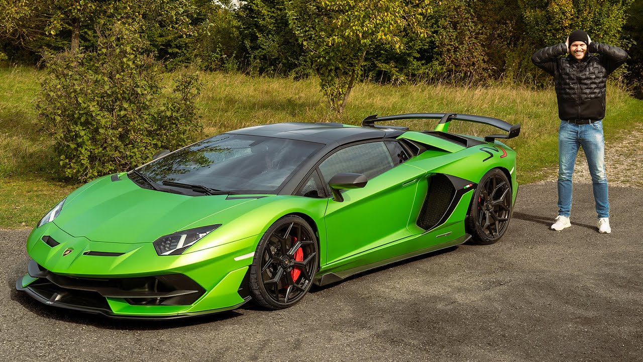 Безумный Lamborghini Aventador SVJ с его огнеметом, самый громкий выхлоп от Novitec? / TheSuperca...