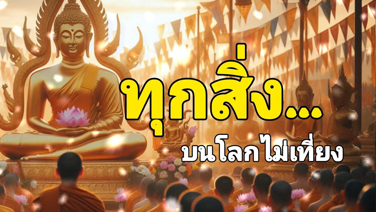 ทุกสิ่ง...บนโลกไม่เที่ยง|#คติธรรม #คติธรรม #คติธรรมวันนี้ 
