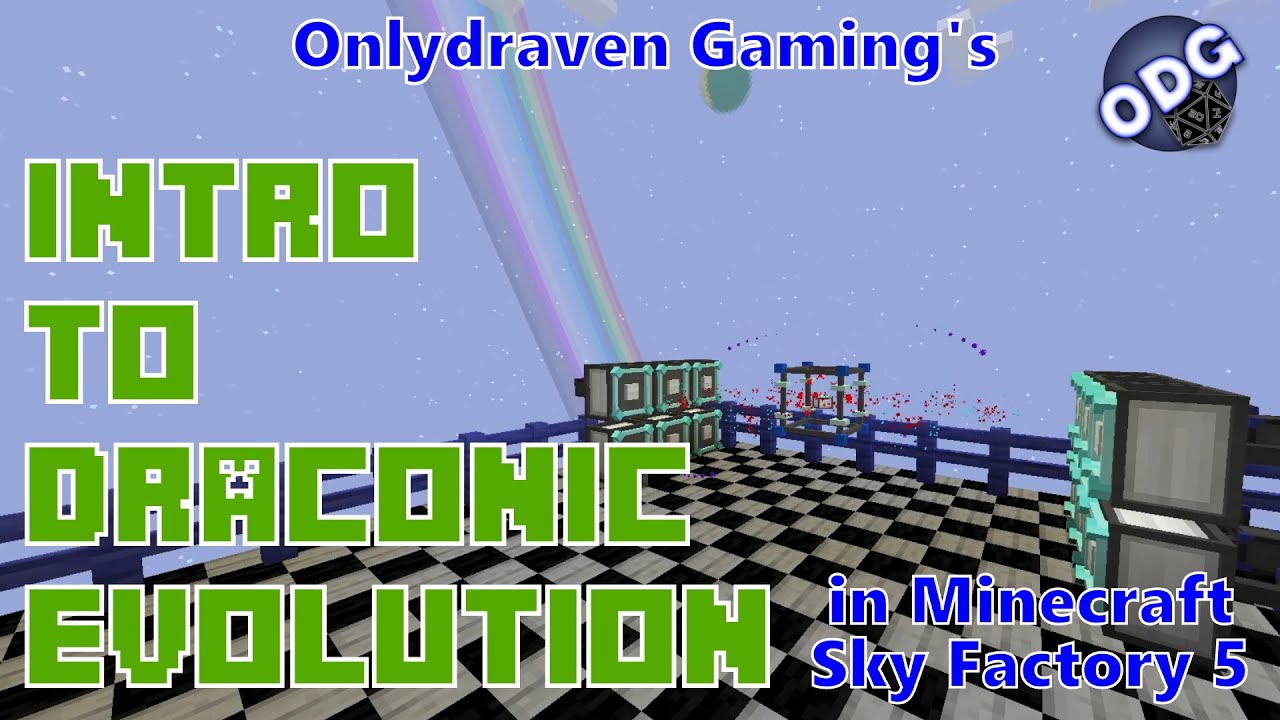 Minecraft - Sky Factory 5 - Introduction to Draconic Evolution   Fusion Crafting
