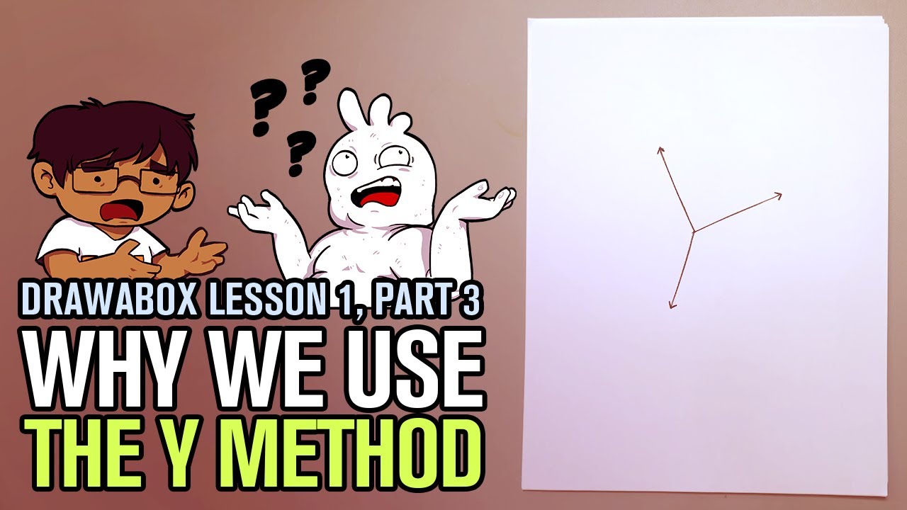 Урок 1 по Drawabox, Коробки: метод Y