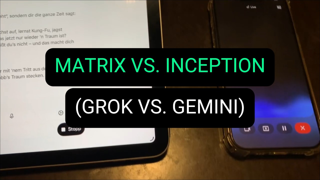 Matrix VS. Inception | GROK Vs. GEMINI - KI Real Talk
