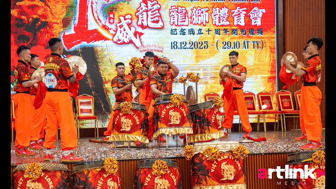 Mãn Nhãn Màn Trống Hội  Cực Kì Khí Thế  Uy Long Thể Dục Hội