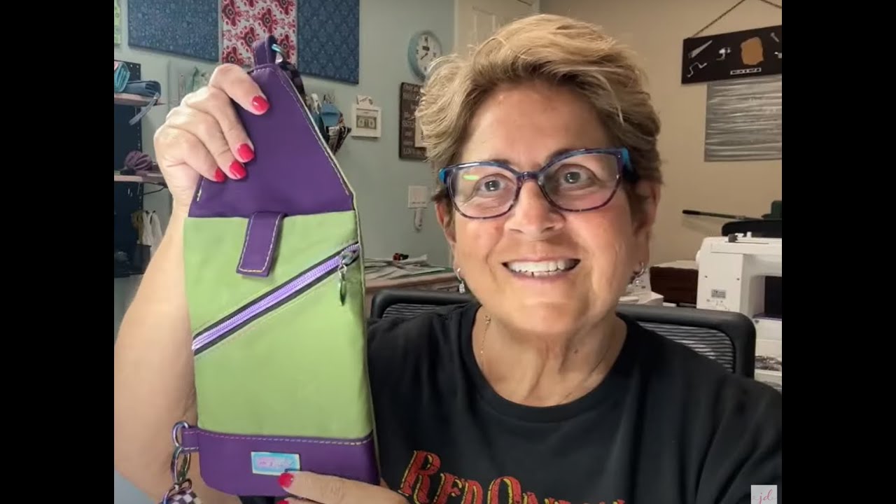 Let's Make the Mini Traveler Sling Pouch - Cutting it Out and Sewing it Up