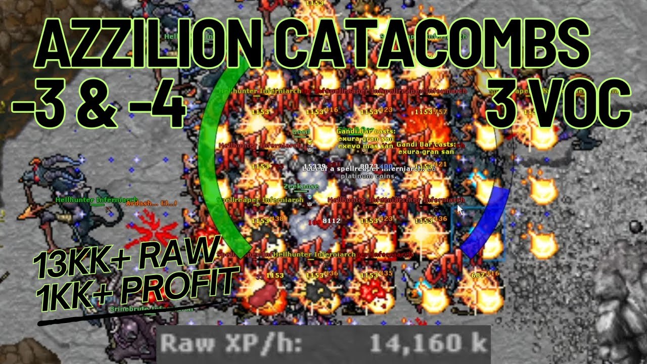 Azzilion catacombs 3 vocation 13kk+ raw