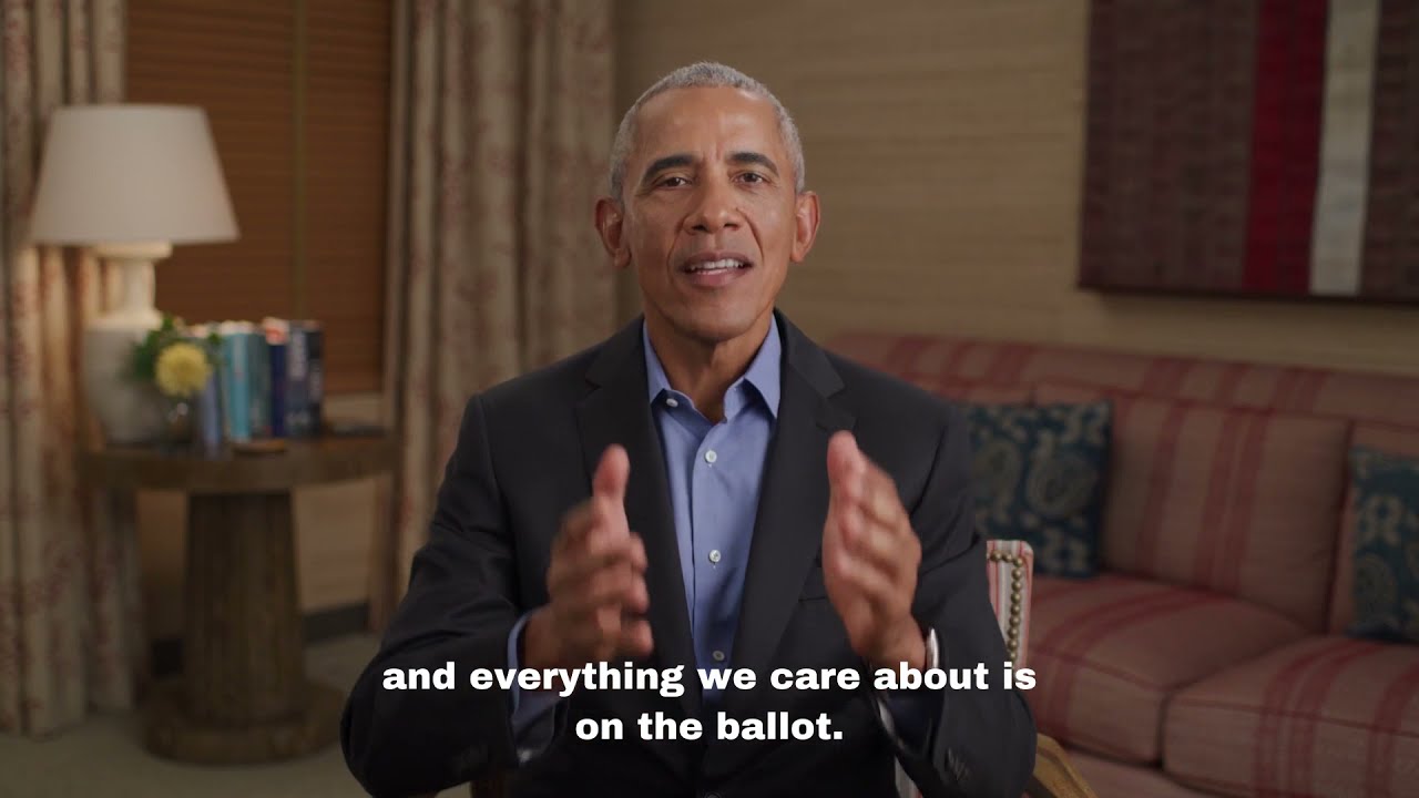 Barack Obama wants you to get out and vote in 2021, Virginia