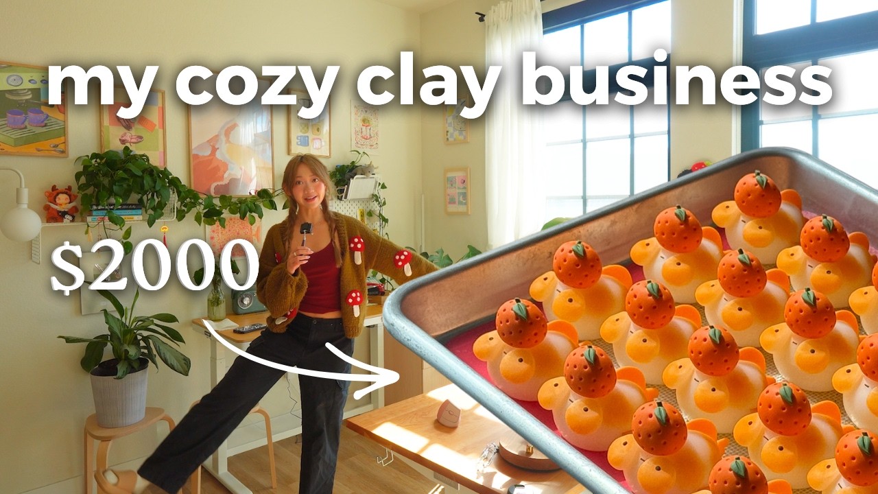 building my dream brand, slowly but surely ✿ self-employed artist diaries