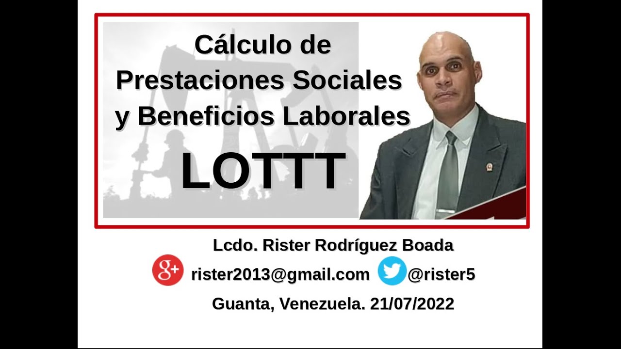 Cálculo de Beneficios Laborales LOTTT