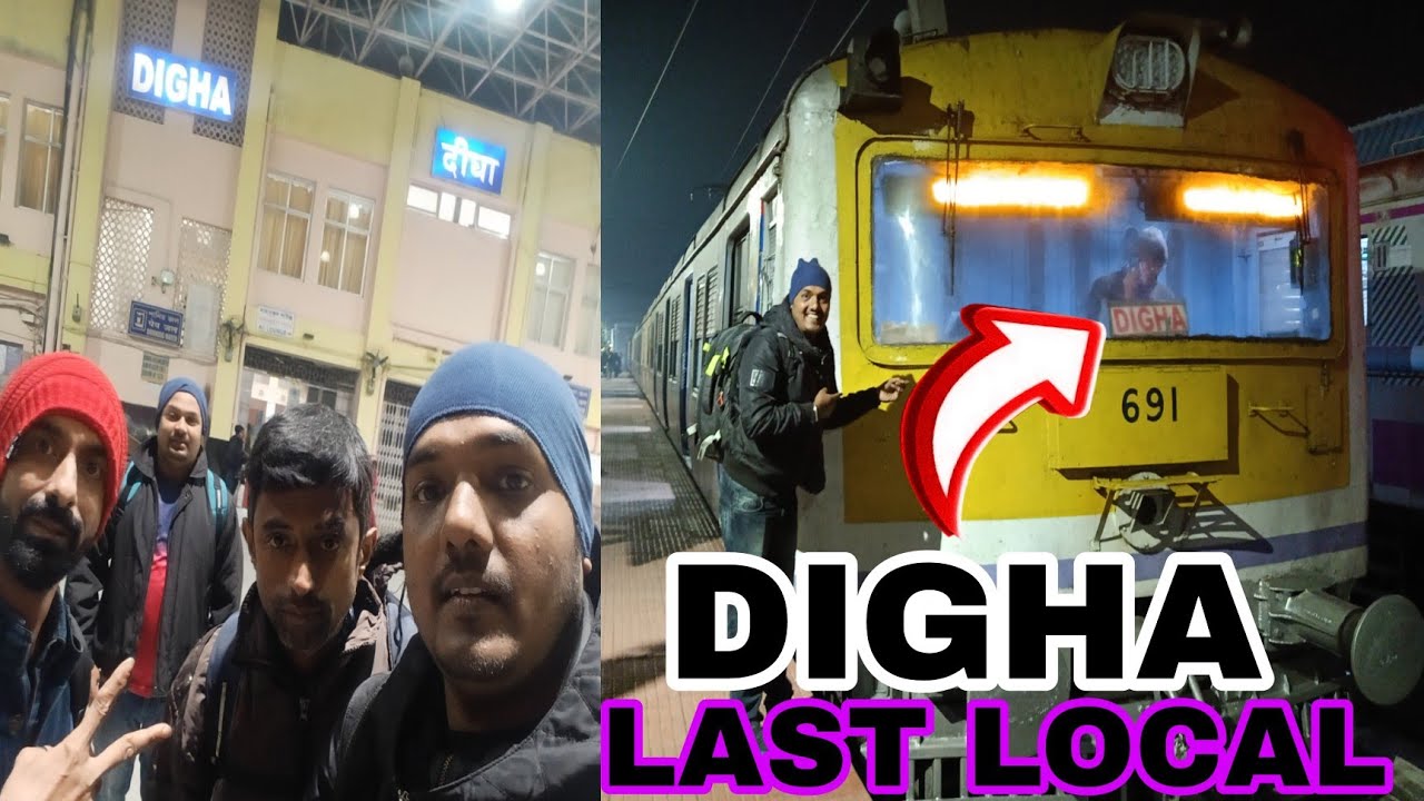 Howrah to Digha Local Train Journey || Sirf 45 Rs😳 Main Digha Pahuch Gaye 😍