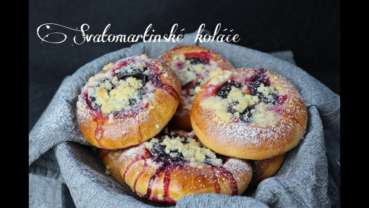 Svatomartinské koláče se švestkami - Posvícenské koláče | Dvě v troubě | CZ/SK HD recipe