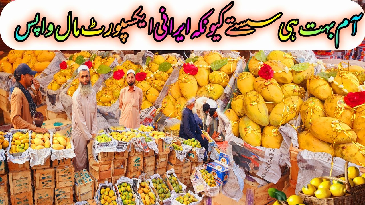 🔥 Mango Market Crash in Islamabad! 🍋 Top Varieties at Unbelievable Prices | Export Stopped to Iran