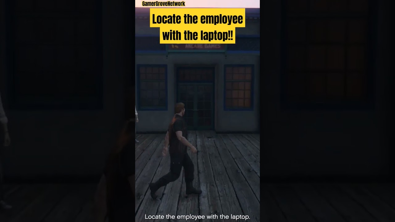 Locate the employee with the laptop | Gta Online Vincent Mission 