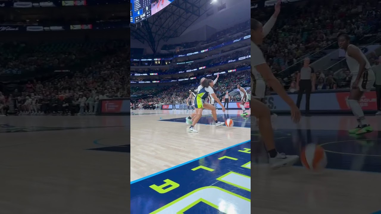 Haley Jones showing off the footwork and reverse #wnba #dallaswings