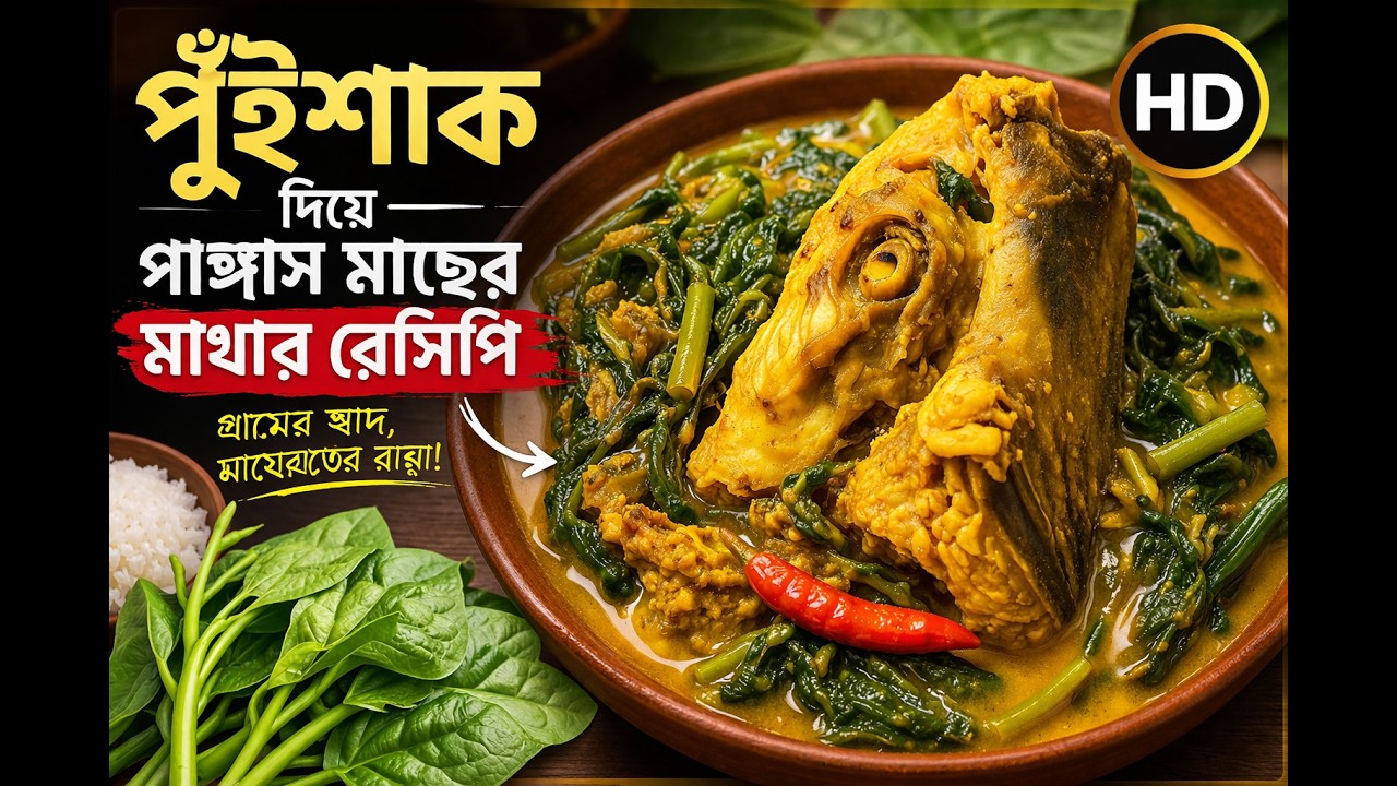 পুইশাকের মজাদার তরকারি🔥👉//Akhi Kicahan &Tips//