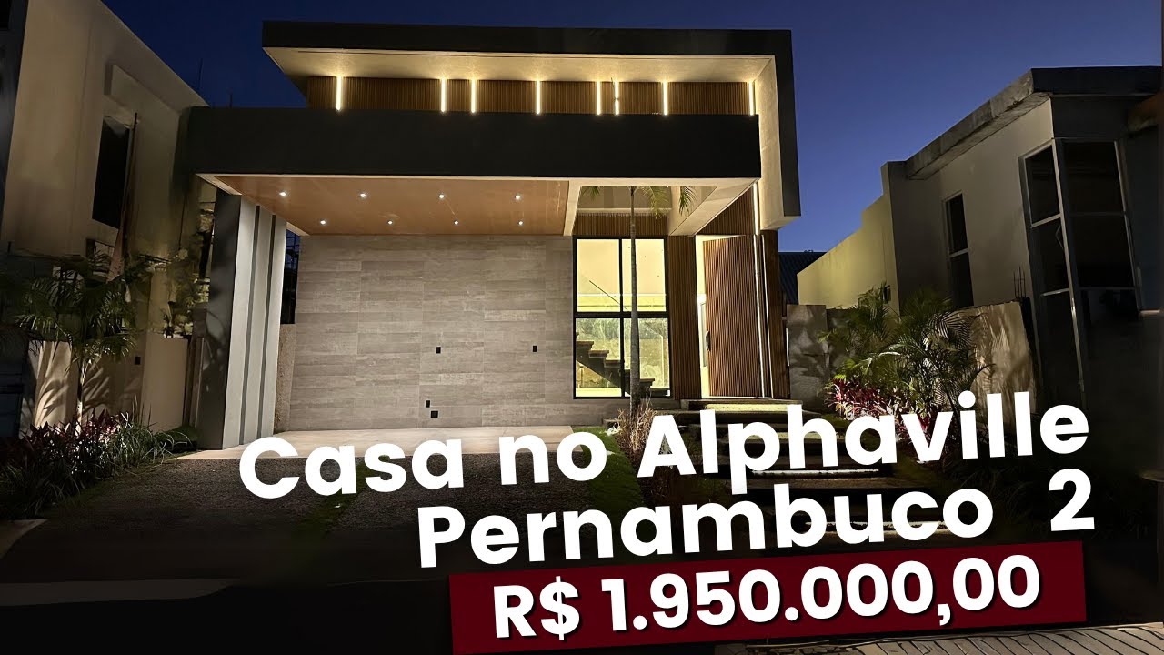 Casa de Luxo no Condomínio Alphaville Pernambuco 2 - RECIFE