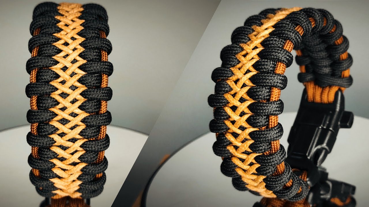 Paracord Bracelet Making MULTİTOOLS CLİPS STİTCHED TRİLOBİTE MODEL - Paracord Bileklik Yapımı
