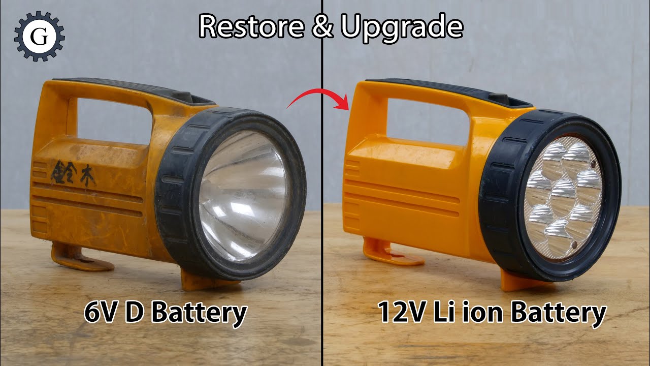 Simple Way to Turn a Vintage to Modern Flashlights | FUJI Novel H 147P