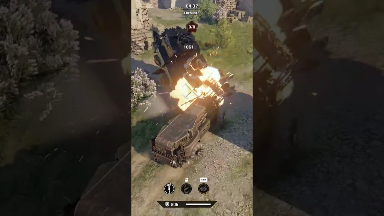#Crossout - Boomstick vs melee truck with skinner! 5K Power Score! #sabaton #gaming #pvp