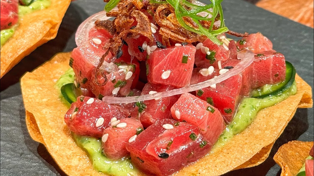 The Most Amazing Tuna Tostadas 😍🇲🇽