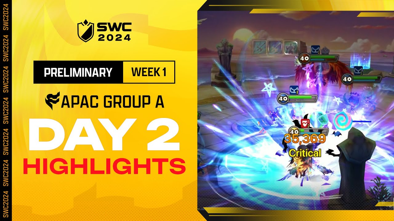 HIGHLIGHTS | ASIA-PACIFIC Preliminary Group A DAY 2 | SWC2024 | Summoners War