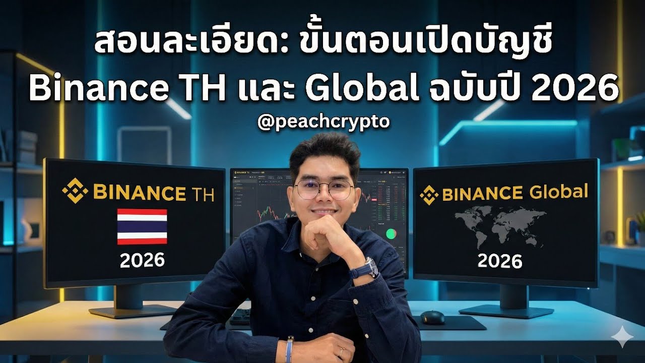 สอนละเอียด: ขั้นตอนเปิดบัญชี Binance TH และ Global ฉบับปี 2026 (สมัครผ่านมือถือ ง่าย & ปลอดภัย) 📱✅