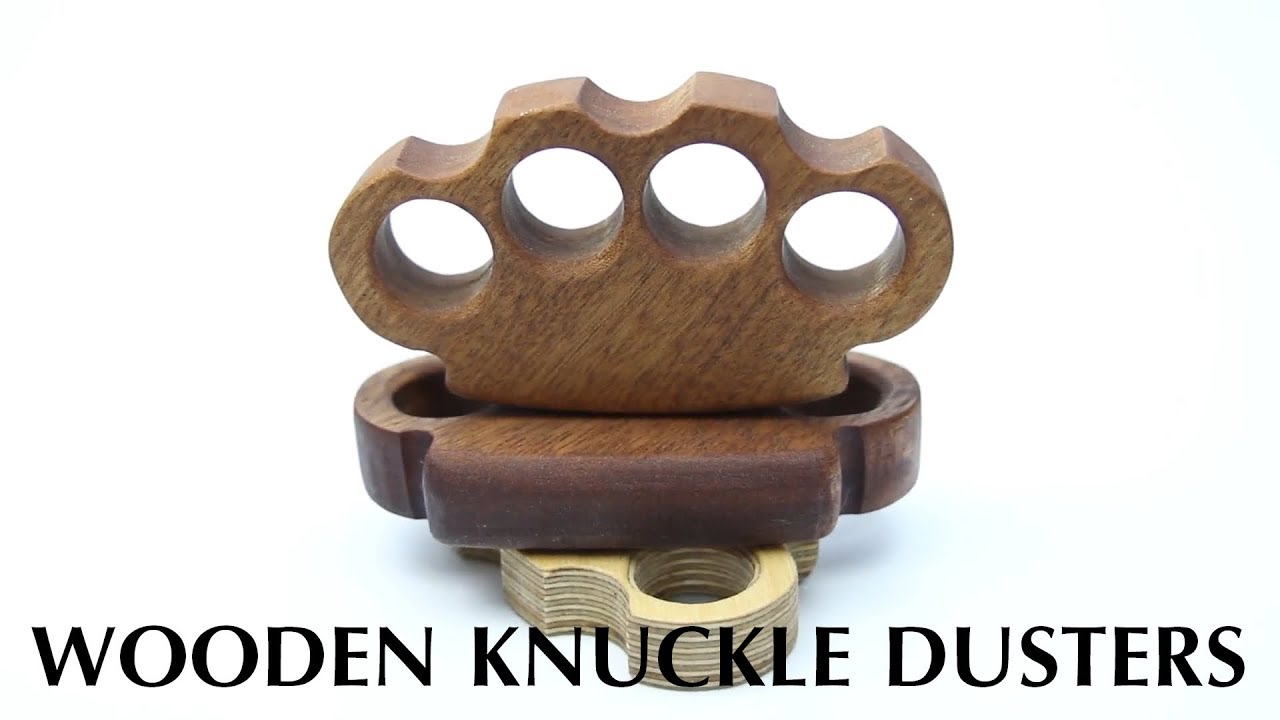 DIY: Wooden Knuckle Dusters ( Brass Knuckles )