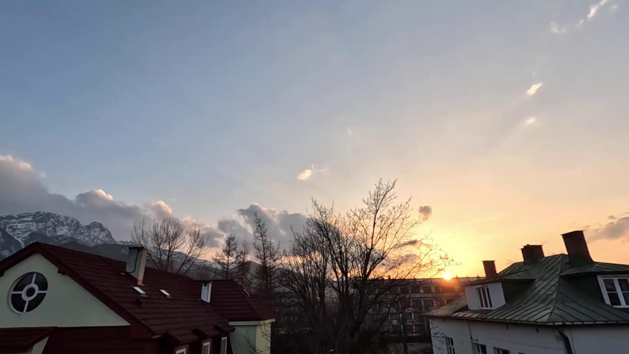 Streaming Live Zachód słońca Zakopane | #LeonKamp #LIVE #GoPro