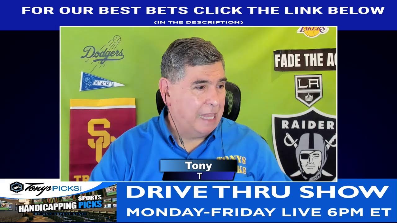 Live NBA NHL Picks Tonys Picks Drive Thru Show 3-16-2026