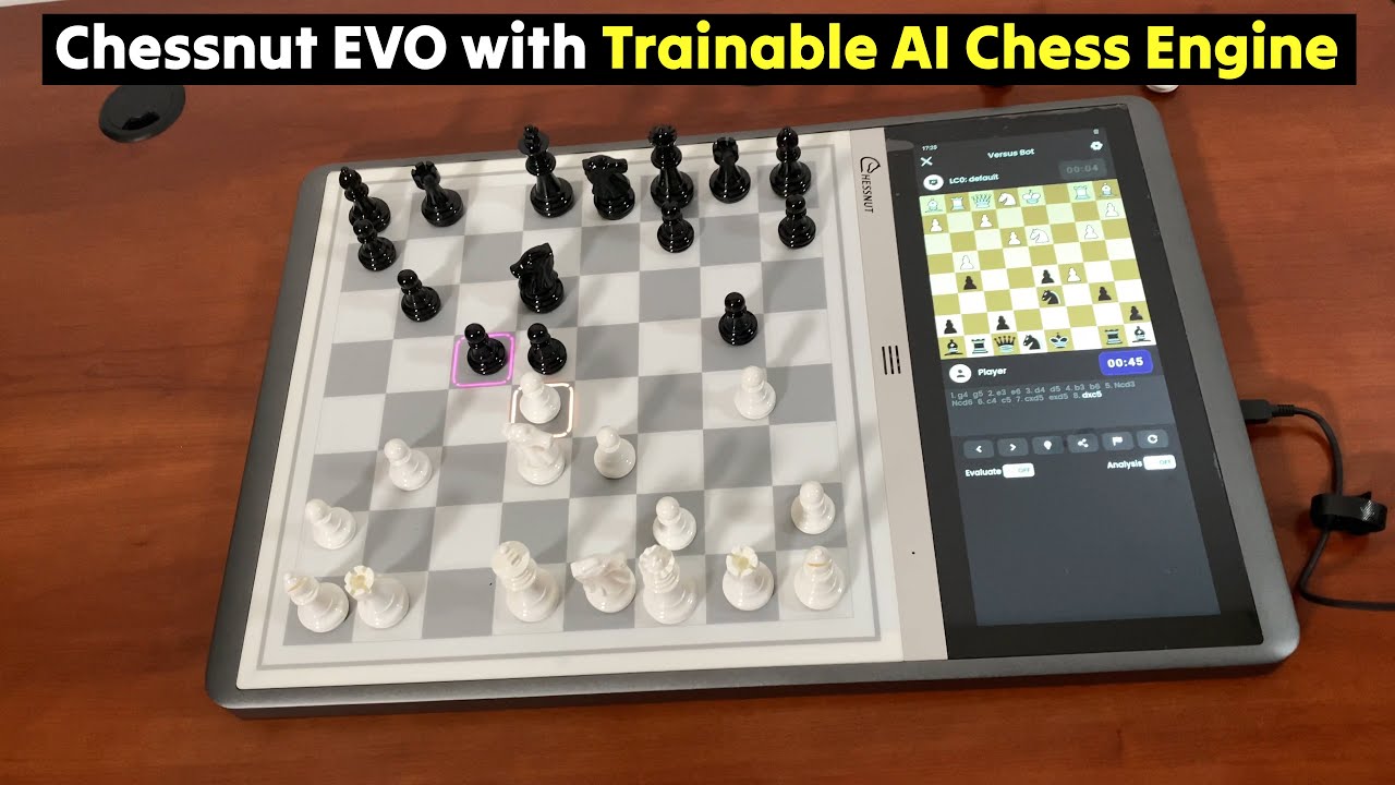 Обзор Chessnut EVO: умная шахматная доска на Android с LC0 и обучаемым ИИ ⭐ Gadgetify