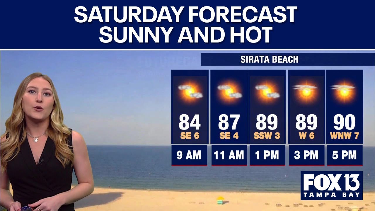 Tampa weather | Hot temps with few storms