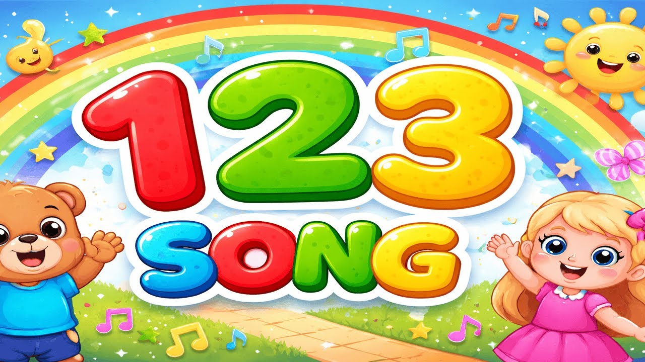 1 Hour 123 Song – Learn Counting 1–50 for Kids | Fun & Easy Learning