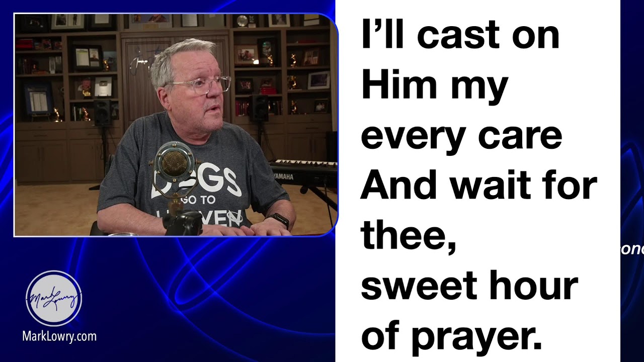 Join #MarkLowry on #JustWhenever right now! Sit up straight and sing!