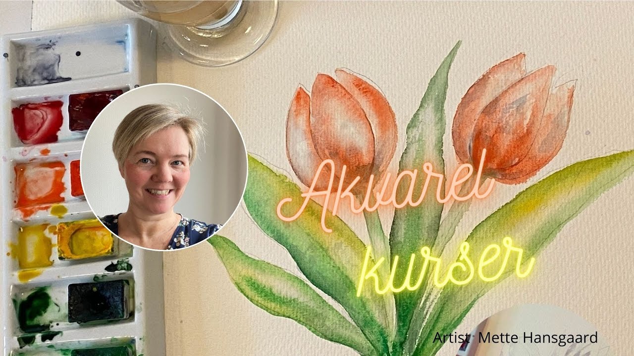 Akvarelkurser lær at male lys og skygge i akvarel. Akvarelkursus ved Mette Hansgaard