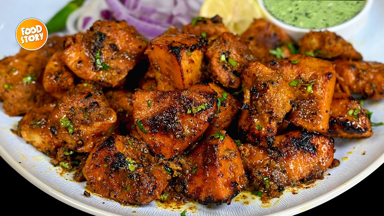 Best Dawat Special Chicken Tikka Recipe &ndash; Restaurant Style & Easy to Make by Samina Food Story