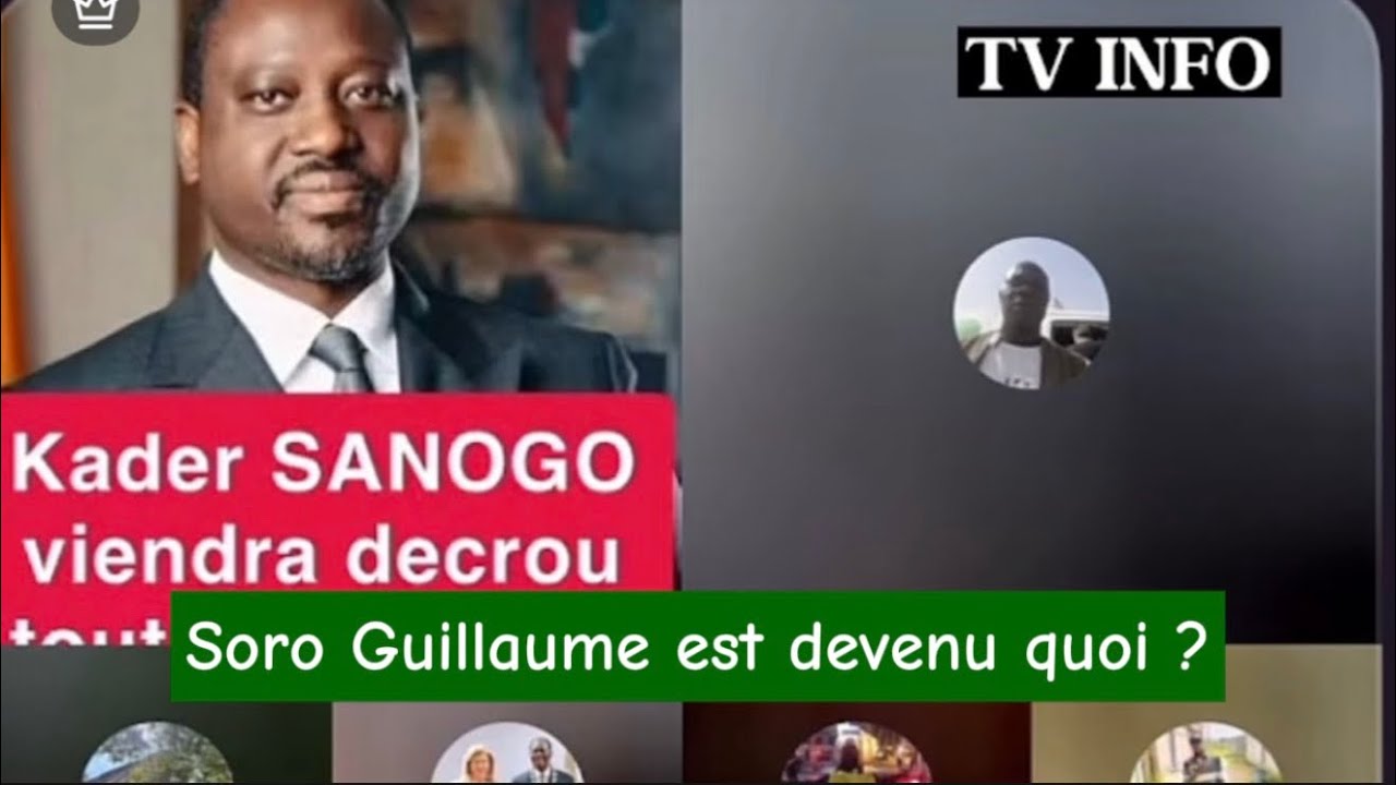 KADER SANOGO VIENDRA DECROU TOUT CE QUI ETAIT CACHE