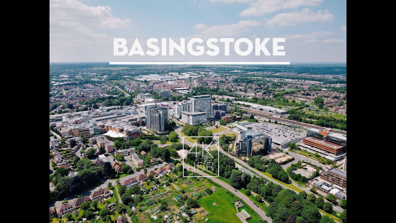 The Beauty of Basingstoke from the Air | 4K Cinematic Drone | England, UK