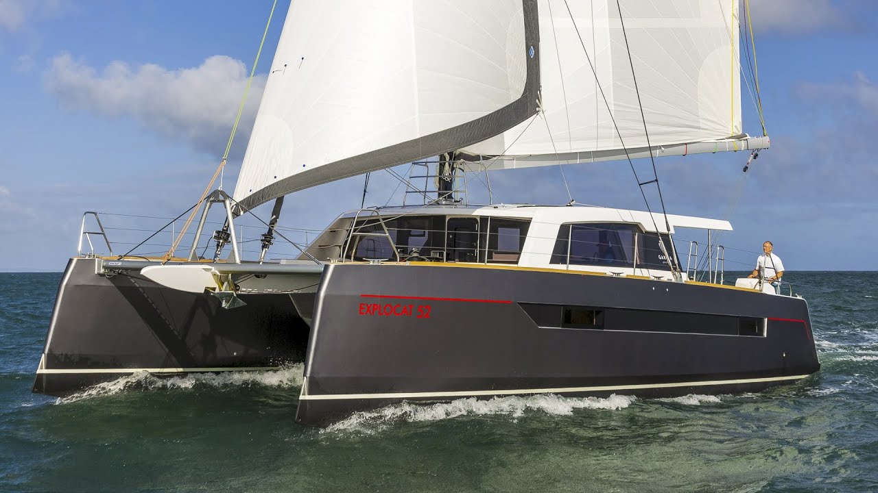 On board Garcia Explocat 52 with Pete Goss