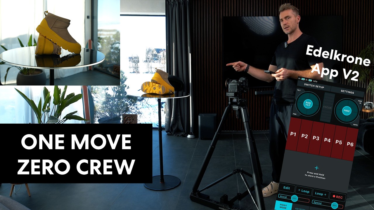 One Move. Zero Crew. S-Curve with Edelkrone DollyPLUS (App V2)