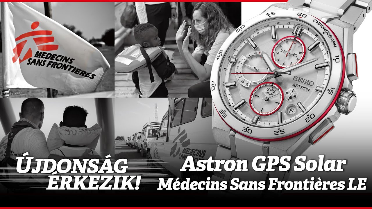Újdonság érkezik! Astron GPS Solar Médecins Sans Frontières Limited Edition SSH173J1
