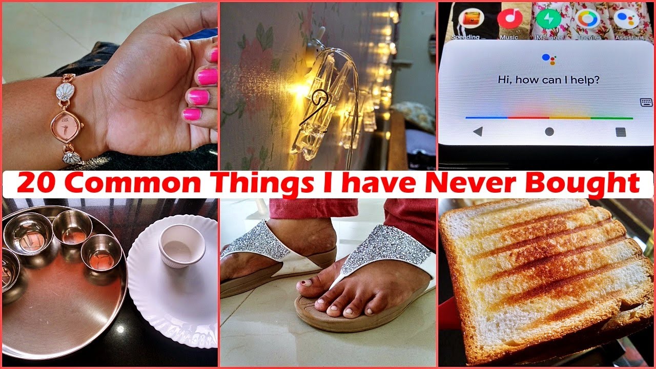 20 Things I don't waste money on | Money saving and minimalism