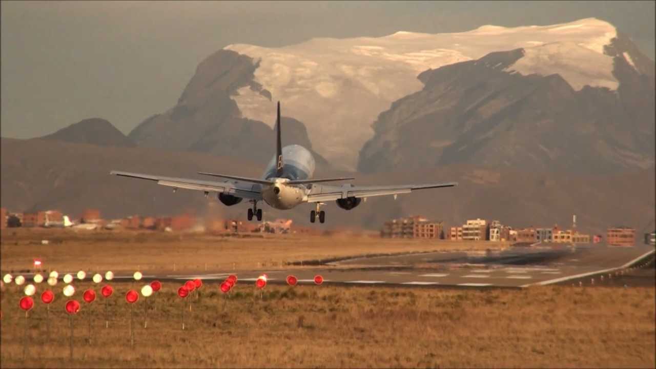 Boliviana de Aviacion Landing SLLP