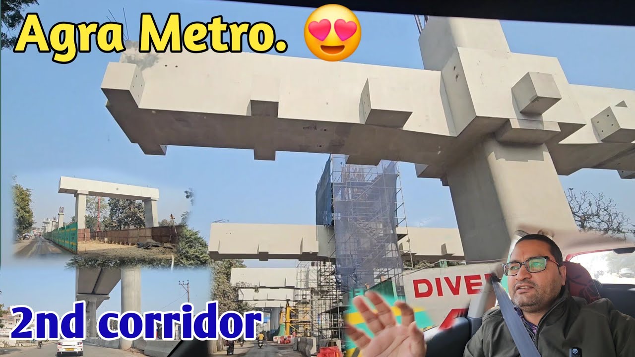 Agra Metro 2nd corridor || full video || Mera bharat vlog