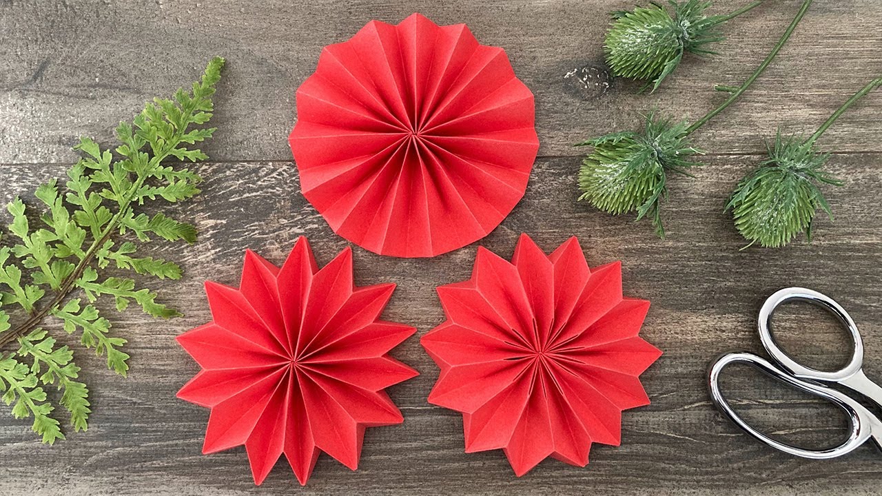 3 Paper Rosettes | Paper Craft Ideas