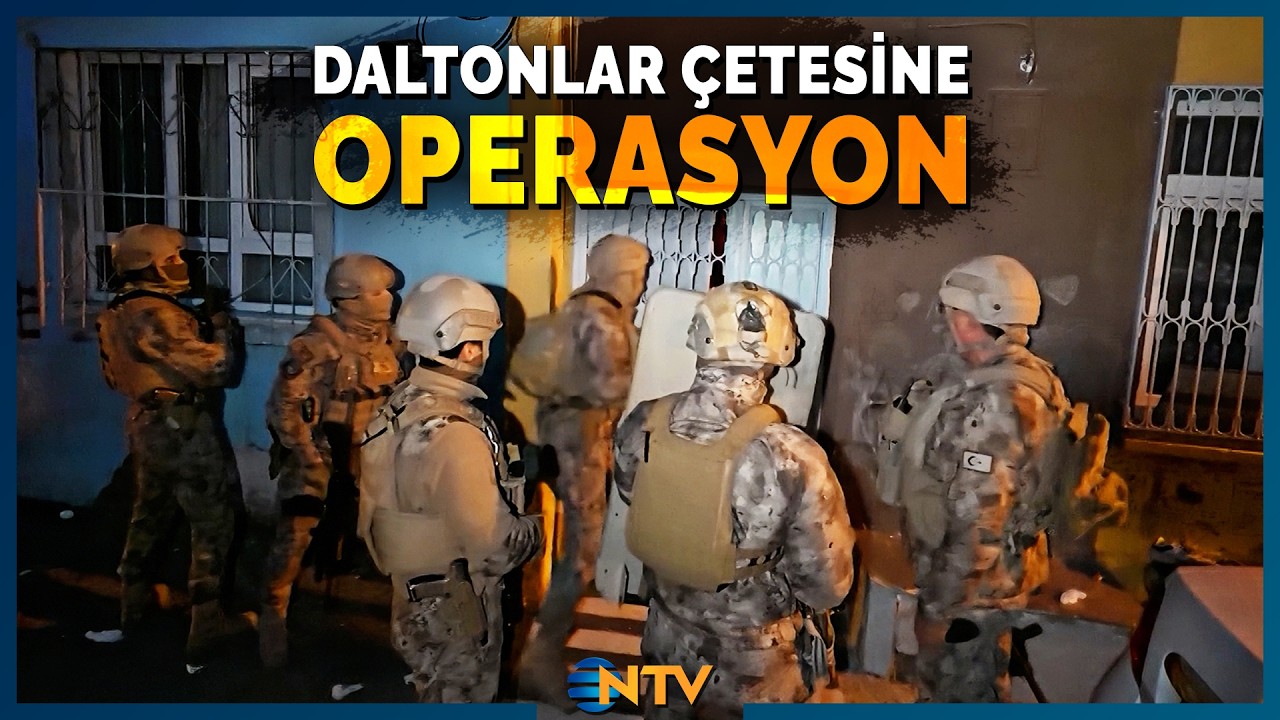 Son Dakika: Daltonlar Su&ccedil; &Ouml;rg&uuml;t&uuml;ne &Uuml;lke Genelinde Dev Operasyon: 358 G&ouml;zaltı | NTV
