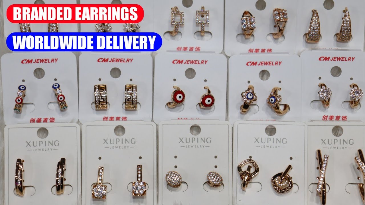 Xuping and CM Jewellery Earrings Bali | Artificial Jewellery | Stainless Steel Earrings Part 61