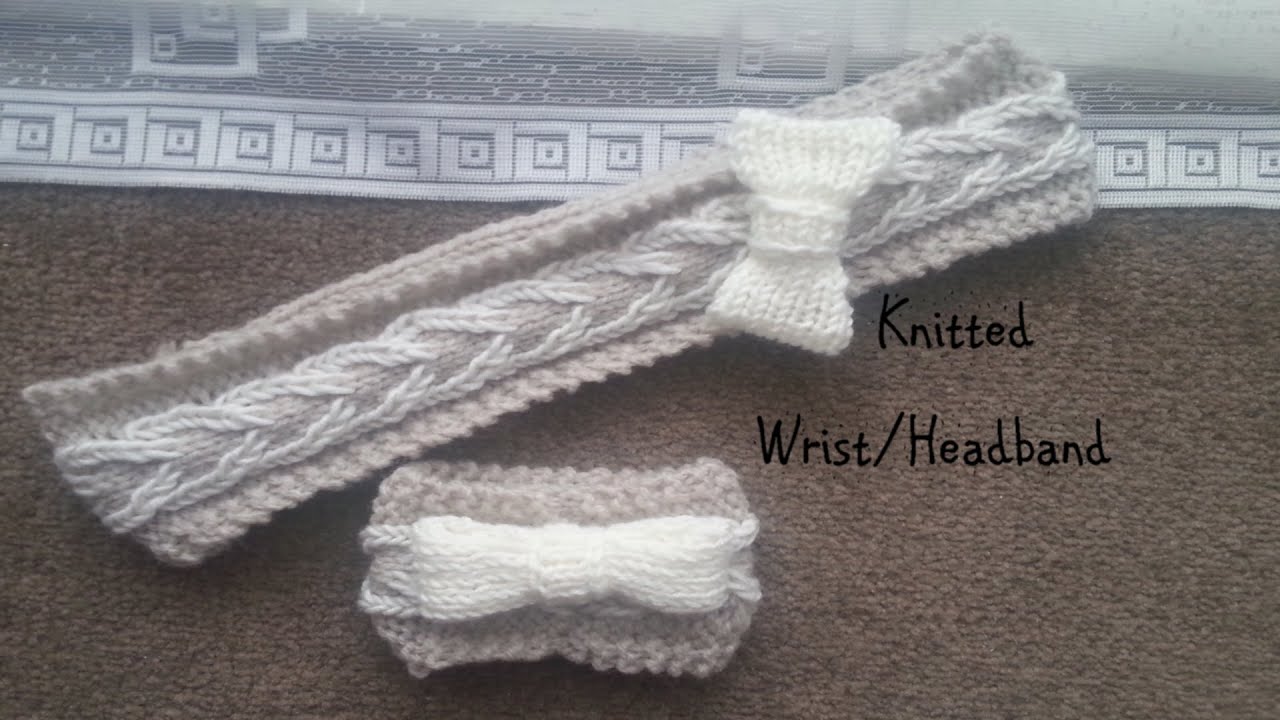 Knitted Wrist/Headband | Get Ready For Winter