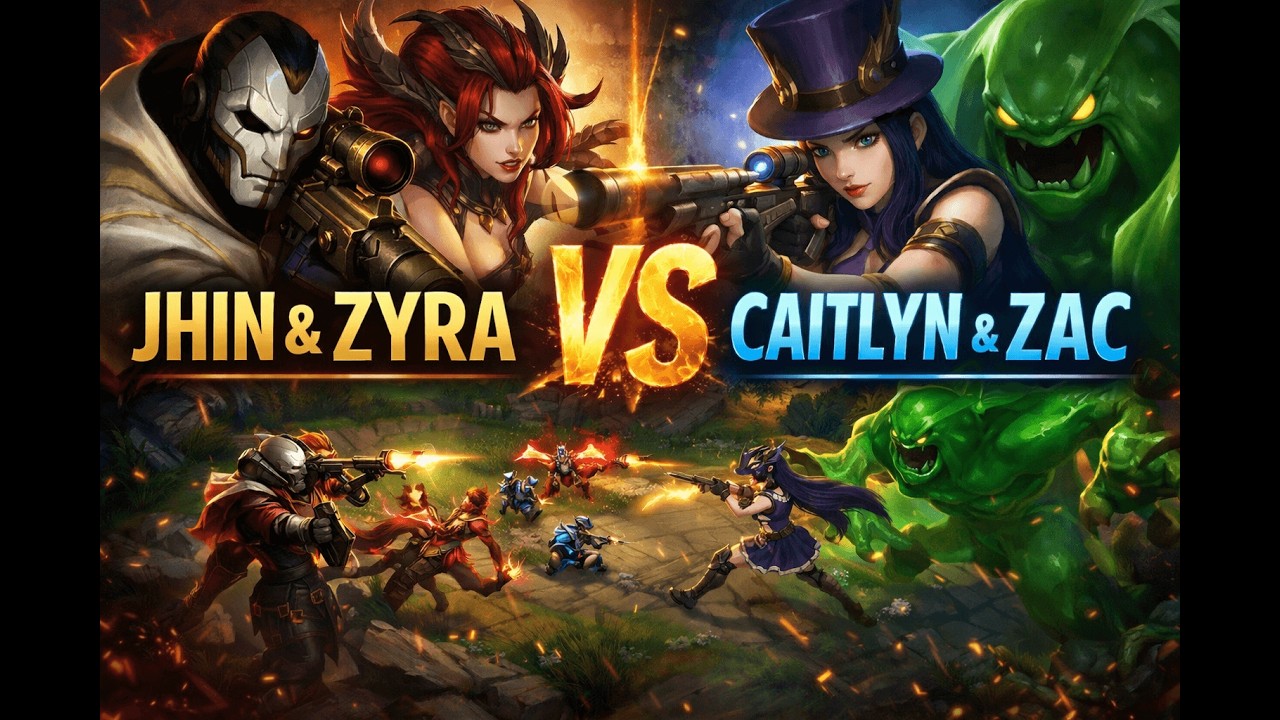 Ranked Bot | Zyra & Jhin | Full Gameplay