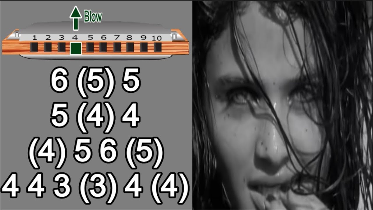 WICKED GAME HARMONICA DIATONIC C, ANIMATED TUTORIAL, BLUES HARP C, GAITA DE BOCA C, MUNDHARMONIKA C